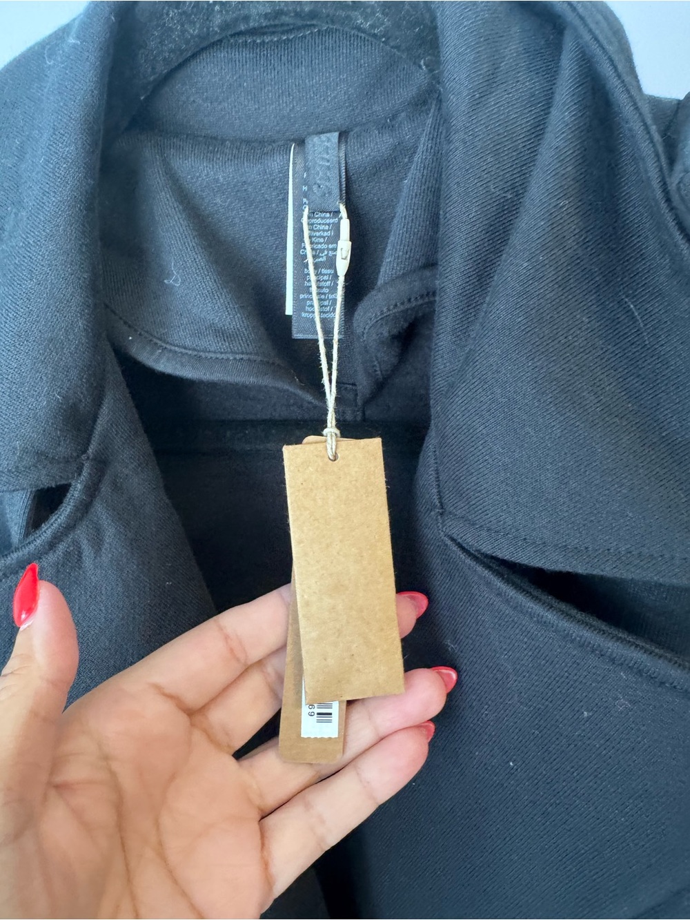 SKIMS Black Long Trench Coat - Picture 3 of 5
